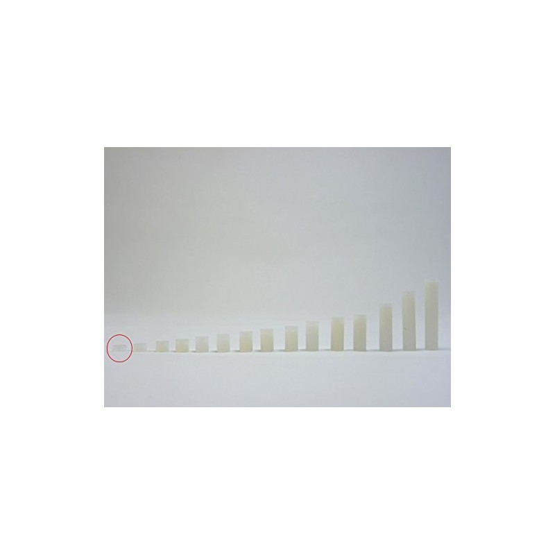 Techno Bainz PSP302APK-W0-12 M3 Spacer (Length 0.08 inch (2 mm)