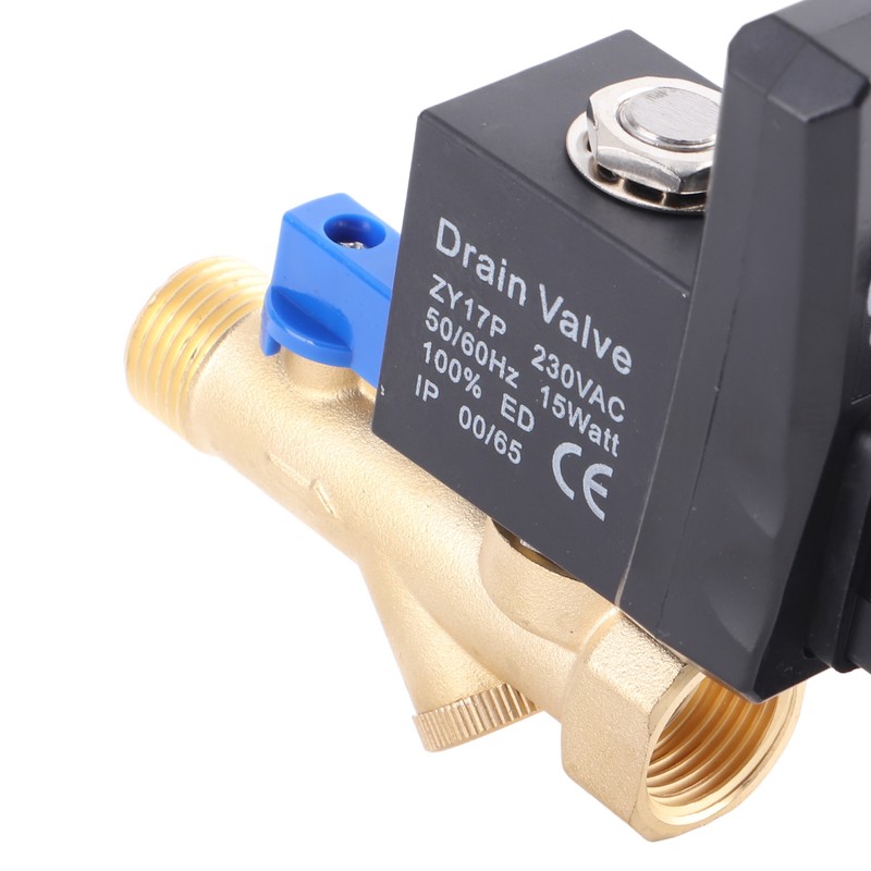 G1/2 DN15 Automatic Electronic Timed Drain Valve for Air Compressor