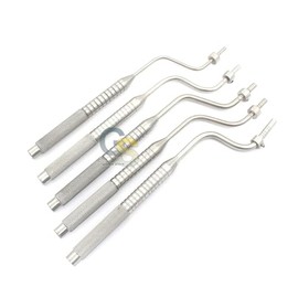 G.S 5 PCS Dental OSTEOTOMES Bone Spreading Adjustable Screw CONCAVE TIP Best Quality