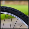 Hihaha 2pcs Aluminum Alloy 80mm Bike Tubeless Valve Stems Gold