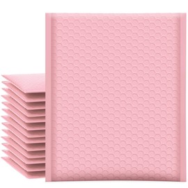 UCGOU Bubble Mailers 7.25x12 Inch Light Pink 25 Pack Poly Padded Envelopes Small Business Opaque Packaging Postal Self Seal Waterproof Boutique Bulk Mail Shipping Bags for Jewelry Makeup Supplies #1