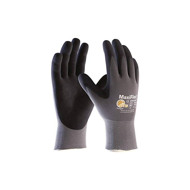 ATG MaxiFlex Ultimate™ Nylon Work Gloves, black
