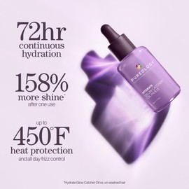 Pureology Hydrate Glow Catcher™ Oil - Anti-Frizz, Hydrating, Nourishing & Heat-Protecting Hair Oil, For Dry, Color-Treated Hair