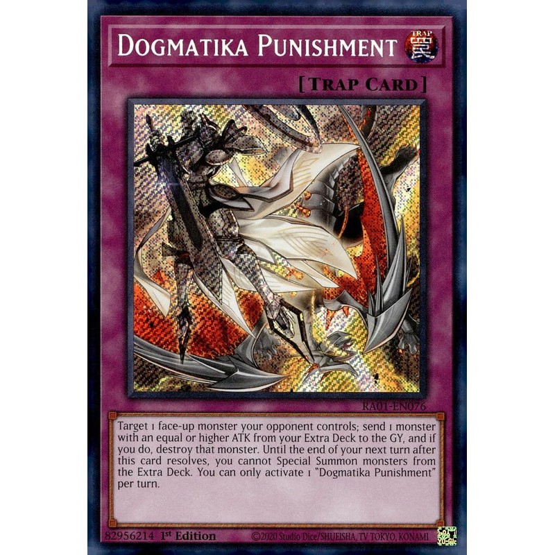 Dogmatika Punishment (Secret Rare) - RA01-EN076 - Secret Rare -