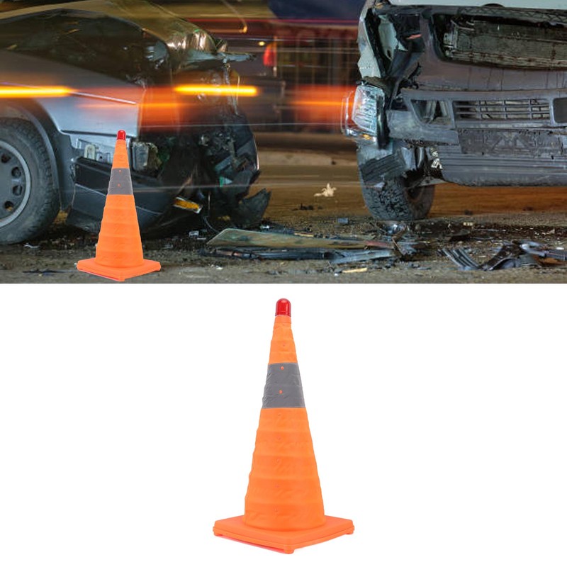 Traffic Cone 60 X 29 X 29cm Collapsible Anti Aging