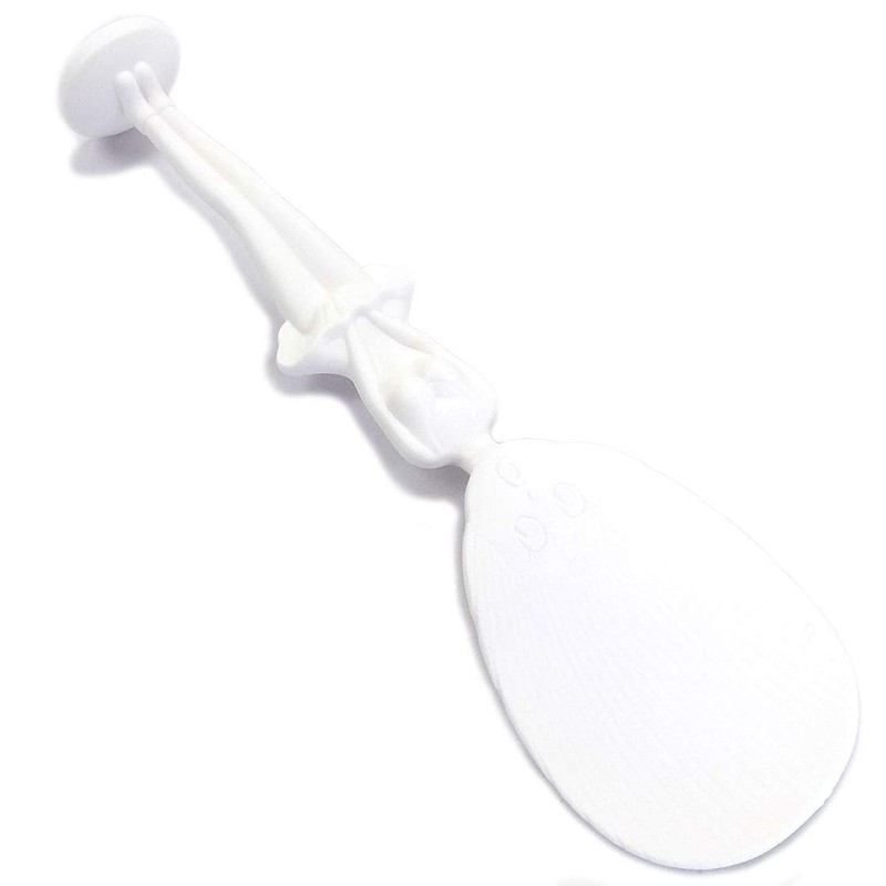 Cute Kitchen Non-Stick Lady Rice Paddle Spoon Tool, PP Shape