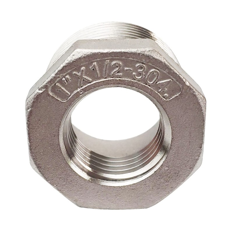 LOZOME 1" Male x 1/2" Female Thread Reducer Bushing Pipe