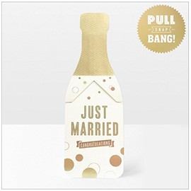 My Design Co. Champagne Pop Cracker Card, Married