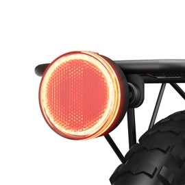 220° Wide Visible Safety Flashlight Bike Tail Light with 120 Lumens, IPX6 Waterproof,Type-C, Alarm Mode, Easy Install Bicycle Back Light Rechargeable Rear Bike Lights for Cyclists