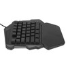 One Handed Gaming Keyboard RGB Backlight 35 Keys Ergonomic Portable
