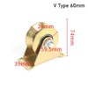 Steel Sliding Door Track Roller Wheel with Mounting Bracket –