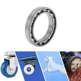 ACROPIX 6910 Deep Groove Ball Bearings P0 50x72x12mm Lubricated Bearings Open Type Silver Tone Scooter Skateboard Wheel