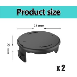 Pack of 2 F016F04557 Spool Cover, Grass Trimmer Spool Cover, String Trimmer Spool Cover, Compatible with Bosch Grass Trimmer Art 23 Art 23-28 Art Easy Art 26 SL