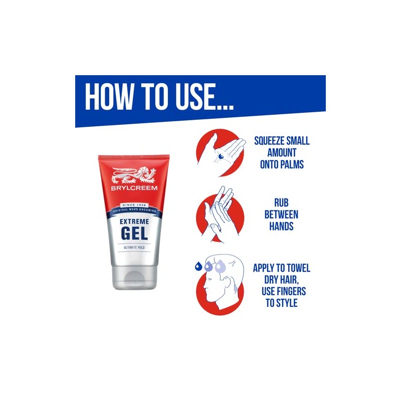 Brylcreem Extreme Gel Ultimate Hold , 150 ml