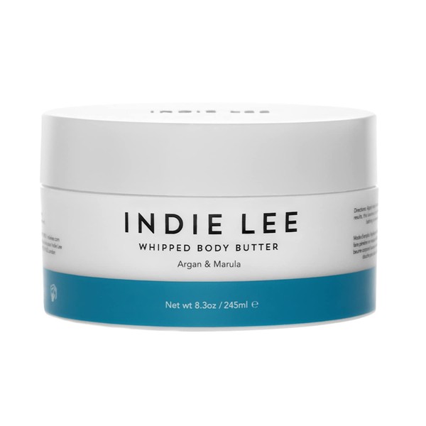 Indie Lee Whipped Body Butter - Nourishing Body Cream with Shea + Coconut - Intensive Daily Conditioning Lotion (8.3oz / 245ml)