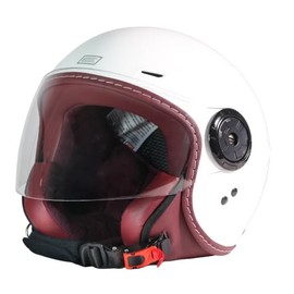 ORIGINE Jet Helmet ECE 22.06 Approved, Lightweight & Compact Scooter Helmet for the City, Urban City Helmet with Long Clear Visor