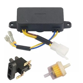 Generic BXTech Regulator AVR Carbon Brush Fuel Filter for Predator 3200W 4000W 3500W 4375 Watts Generator, TT08-3E