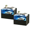Arbuxzuy Floating Nightstand Set of 2 with Charging Station and