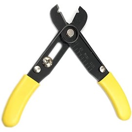 FainWan Pelacables y cortador de alambre de 5 pulgadas con asas de agarre de cojín de apertura automática (calibre 8 a 30)