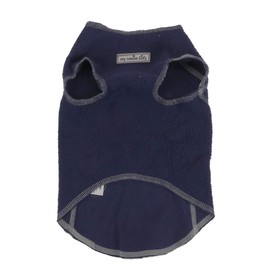 My Canine Kids Fleece Sweater Vest, Cool Weather Pullover, Spring and Fall Clothes for Dogs (6500) (XXS Fits 3-6 LBS, Back 8", Blue)