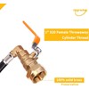 1 lb. Propane Tank Refill Adapter with 3FT Hose –