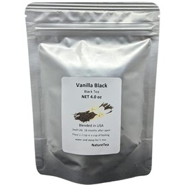 Vanilla Black Tea - Loose Leaf Black Tea Blend from 100% Nature (1 oz)