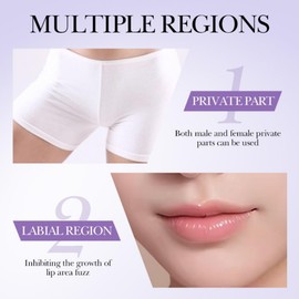 LINEDSON Hair Growth Inhibitor for Face, Permanent Hair Inhibitor Spray Legs Bikini Underarms Stop Hair Growth on Face, After Wax Care for Women & Men 1Floz