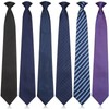Janmercy 6 Pcs Clip on Tie for Men Clip on