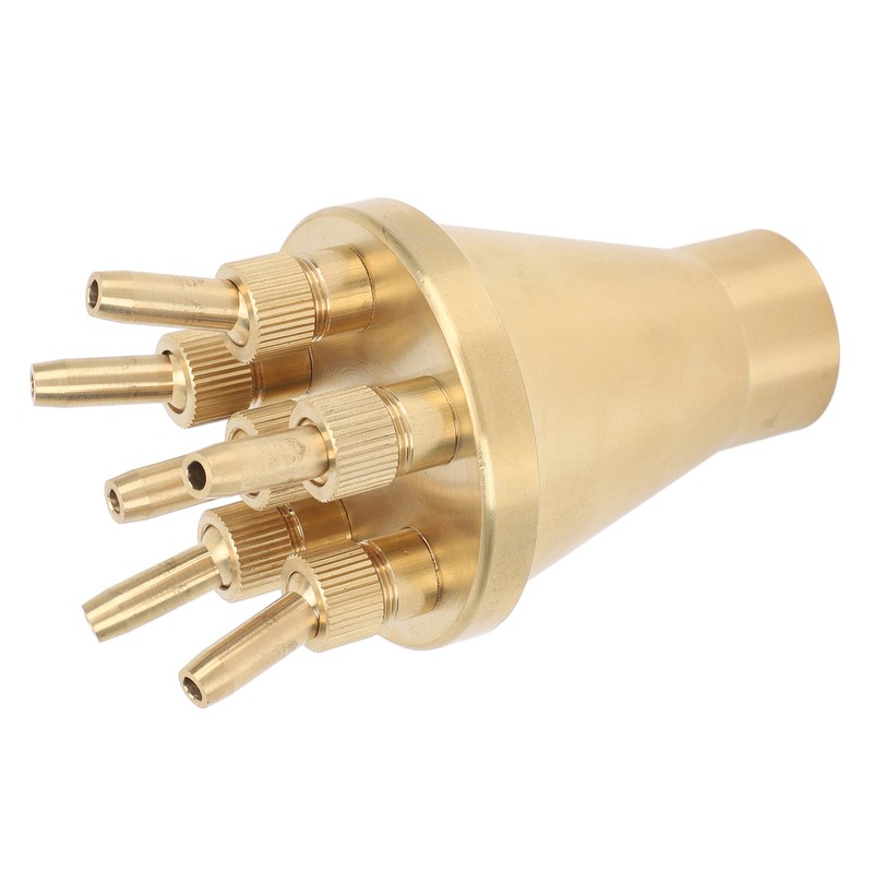 Copper Water Fountain Nozzle Direct Spraying Universal Adjust Pool Sprinkler