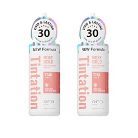 Red By Kiss Tinte Semipermanente Para El Cabello Tintation, A Base De Agua De Aloe Vera, Aceite De Argán, Aceite De Oliva, Colágeno Y Queratina, Tinte