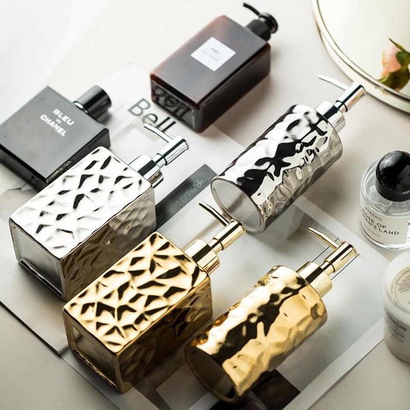 Gelory Hand Soap Dispenser, Gold Soap Dispenser, Ceramic Soap Dispensers