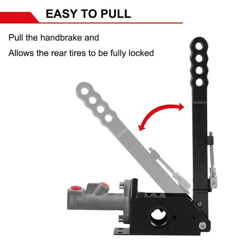 RYANSTAR Hydraulic Handbrake Adjustable Ebrake Long Lever Handle Fit for