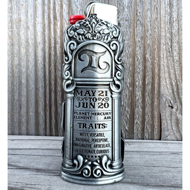 Metal Lighter Case Fits BIC, It Covers Standard Full Size