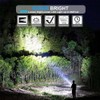 USB Rechargeable Flashlight, Magnetic LED Flashlight, 2000 Lumen Super Bright