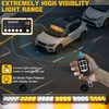 TeddyTT Emergency Strobe Lights Bar Directional Traffic Advisor Warning Strobe