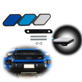 GTINTHEBOX Tri-Color Front Grille Badge Emblem Decoration Car Truck Label Fit for Tacoma 4Runner Tundra Sequoia Rav4 Highlander