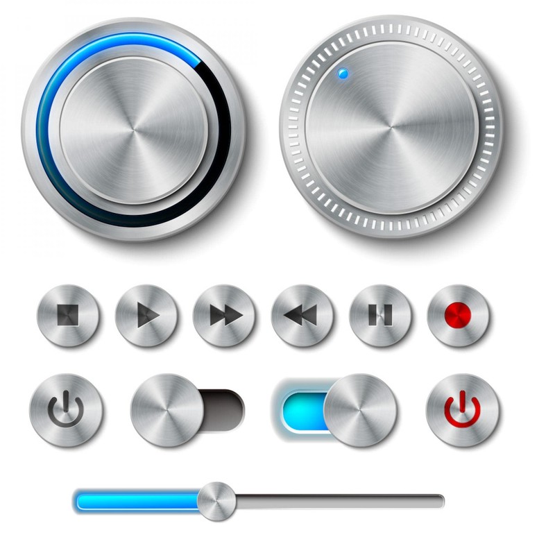 uxcell Momentary Metal Push Button Switch 12mm Mounting Dia 2A