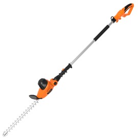 GARCARE Electric Hedge Trimmers, Corded 4.8A Pole Hedge Trimmer with 18 inch Laser Cut Blade