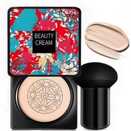 CC BB Cream, Base de maquillaje líquida con efecto seta, Base de maquillaje correctora del color (natural)