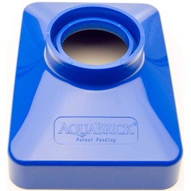 Sagan Life AquaFunnel BPA Free Funnel Makes AquaBrick Food Storage and Emergency Water Storage Stackable Containers Easy to Fill, Dimensions: 9" L x 6.5" W x 3.25" H (Also Works w/WaterBrick Systems)