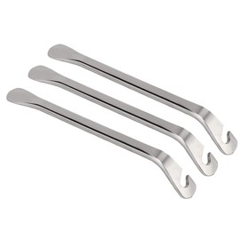 JEOPKO 3pcs tyre levers for bicycles，tyre monkey lever，tyre lever，tyre repair kit for Stainless Steel Bicycle Tire Lever Tyre Spoon Iron Changing Tool.