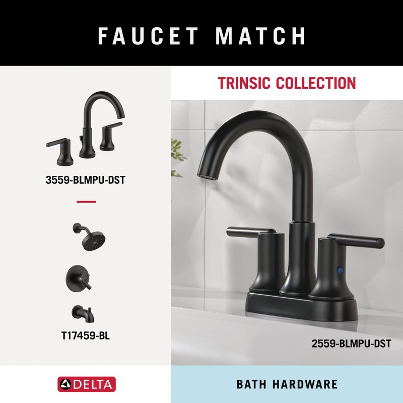 Delta Trinsic (1-Pack) Towel Hooks Matte Black Single Bathroom Hooks