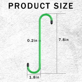 BFXM 4PCS Brake Caliper Hanger, Caliper Hangers Hooks with Rubber Tips, Durable Steel, Rust-Proof Automotive Brake Tools for Braking, Axle, Suspension(Green)