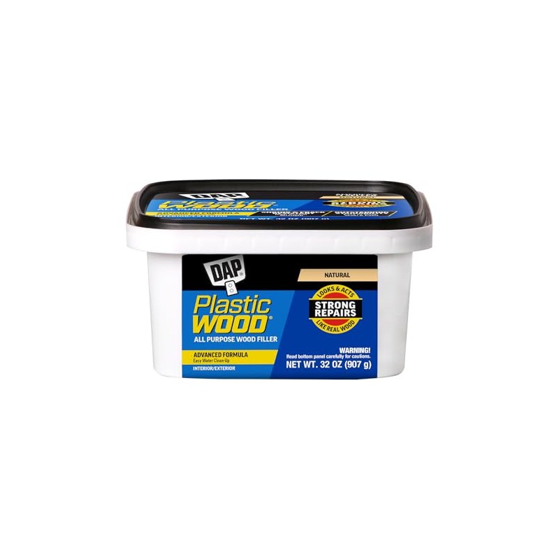Plastic Wood Latex Natural Qt (Pack of 4)