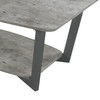 Convenience Concepts Graystone Coffee Table, Faux Birch / Slate Gray