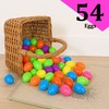Coynurex 54PCS Fillable Easter Eggs – 2.17'' Plastic Hinged Eggs