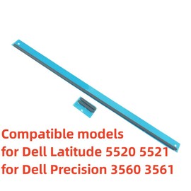 HSSDTECH Bottom Cover Nonslip Bumper Rubber Foot Pad Grey Replacement for Dell Latitude 5520 5521 Precision 3560 3561 Laptop Bottom Cover Rubber Feet Strips