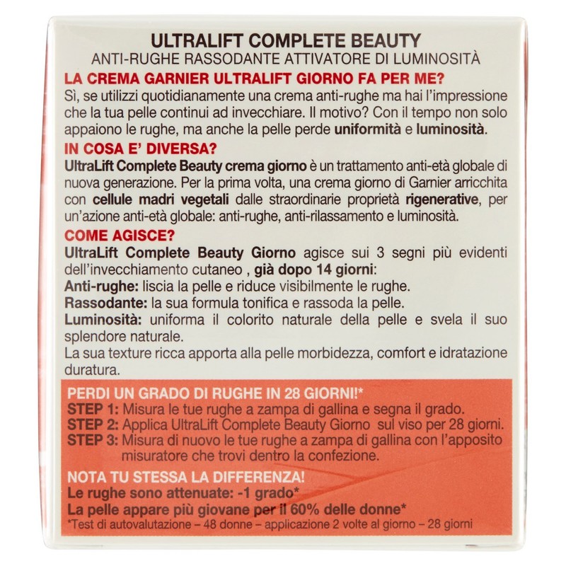 Anti-Wrinkle Face Cream Rassodante Trattamento Giorno – UltraLift 50ml