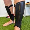 Football Shin Guards with Ankle Pads – Adjustable Straps, Breathable