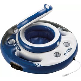 Intex Mega Chill Inflatable Floating 24 Can Beverage Cooler for River Run Tubes